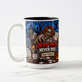 デッドラインは死なない ハロウィン 15 oz マグカップ
