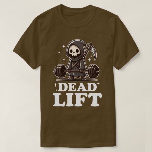 デッドリフトの死神 Tシャツ (デザイン正面)
