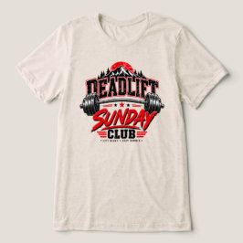 デッドリフトサンデークラブ ヴィンテージパワーリフティングバッジ トライブレンドTシャツ