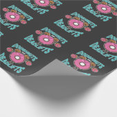 デッドリフトトレーニングドーナツダンベルウェイトリフティング ラッピングペーパー (角)