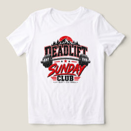 デッドリフト・サンデー・クラブ ヴィンテージ パワーリフティング バッジ トライブレンドTシャツ