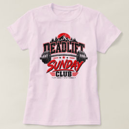 デッドリフト・サンデー・クラブ ヴィンテージ パワーリフティング バッジ Tシャツ