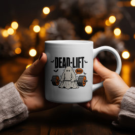 デッドリフト・ブーのハロウィンフィットネスデザイン コーヒーマグカップ