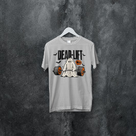 デッドリフト・ブーのハロウィンフィットネスデザイン Tシャツ