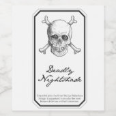 デッドリー ナイトシェード ワインラベル (シングルラベル)