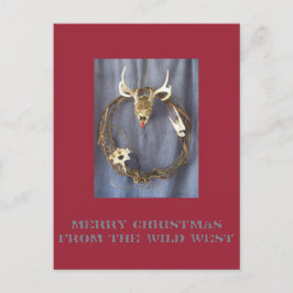 デッドルドルフ野生の西クリスマスポストカード シーズンポストカード