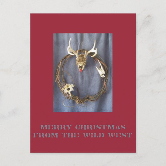 デッドルドルフ野生の西クリスマスポストカード シーズンポストカード (正面)