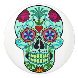 デッド砂糖スカルドレスザーノブのプルの日 セラミックノブ