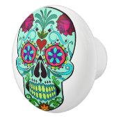 デッド砂糖スカルドレスザーノブのプルの日 セラミックノブ (右)