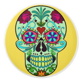 デッド砂糖スカルドレスザーノブのプルの日 セラミックノブ