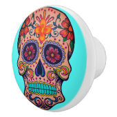 デッド砂糖スカルドレスザーノブのプルの日 セラミックノブ (右)