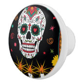 デッド砂糖スカルドレスザーノブのプルの日 セラミックノブ (右)