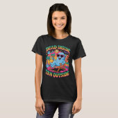 デッド・インサイド 日焼けした外見 楽しい幽霊 サマーウィーン Tシャツ (正面フル)