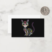 デッド オブ ザ デッド メキシカン キャット ハロウィン スカル ノートカード (正面/裏面インサイチュ)