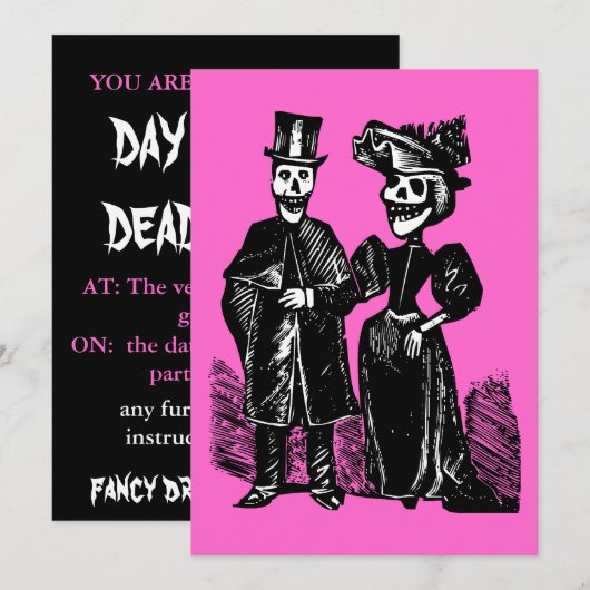 デッド カップル 招待状 (正面/裏面)