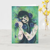 デッド・カードのアデリータの日レニー・L・ラヴォワ カード (黄色い花)