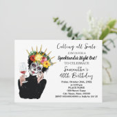 デッド・ガールズ・ナイト・アウト・ハロウィーン誕生日 招待状 (スタンド正面)