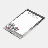 デッド・シュガーの日スカルホットピグラデーションンクグリッター ポストイット (アングル)