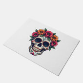 デッド・シュガースカルの日 – Dia de los Muertos S ドアマット (アングル)