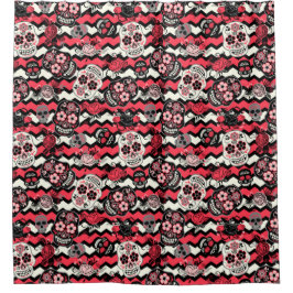 デッド・シュガー・スカルの日 シャワーカーテン