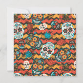 デッド・シュガー・スカルの日 招待状 (裏面)