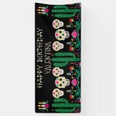 デッド・シュガー・スカルハッピーバースデー 横断幕 (縦)