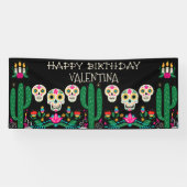 デッド・シュガー・スカルハッピーバースデー 横断幕 (横)