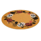 デッド・シュガー・スカルリース、オレンジ カッティングボード (角)