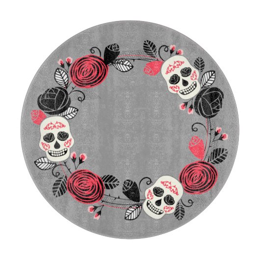 デッド・シュガー・スカルリース カッティングボード (正面)