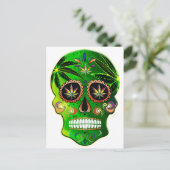 デッド・シュガー・スカル・ウィード・シャツ ポストカード (スタンド正面)