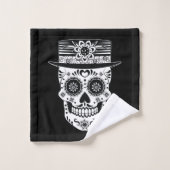 デッド・シュガー・スカル バスタオルセット (ウォッシュタオル)