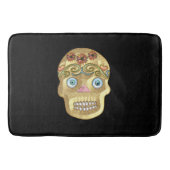 デッド・シュガー・スカル（ブロンド） バスマット (正面)