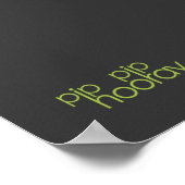 デッド・シュガー・スカル・ベクターアートの超大規模な日 ポスター (角)