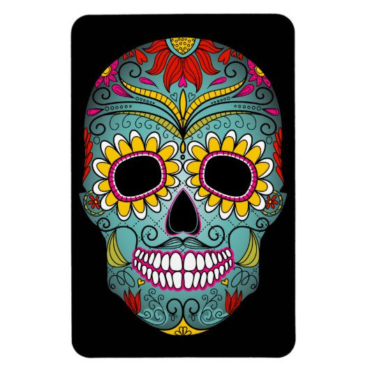 デッド・シュガー・スカル マグネット (縦)