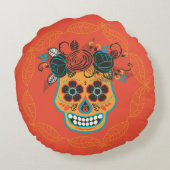 デッド・シュガー・スカル ラウンドクッション (裏面)