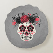 デッド・シュガー・スカル ラウンドクッション (裏面)