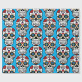 デッド・シュガー・スカル ラッピングペーパー (フラット)