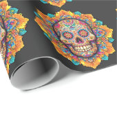 デッド・シュガー・スカル ラッピングペーパー (ロールコーナー)