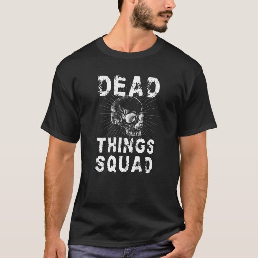 デッド・シングス・スクワッド 剥製 剥製師 Tシャツ (正面)