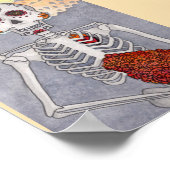 デッド・スケルトンアートの日プリント・ミランダ ポスター (角)