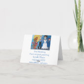 デッド・セーブ・ザ・デートのノテカ結婚ードの日 案内状 (裏面)