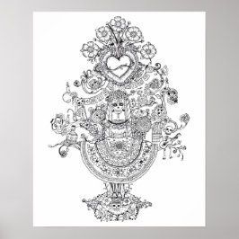 デッド・ツリー・ポスターの大人の着色日 ポスター