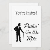 デッパーマンプッティンオンザリッツ 招待状 (正面/裏面)
