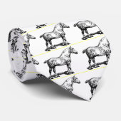 デッ荷車を引くプした馬ネクタイ ネクタイ (ロール)