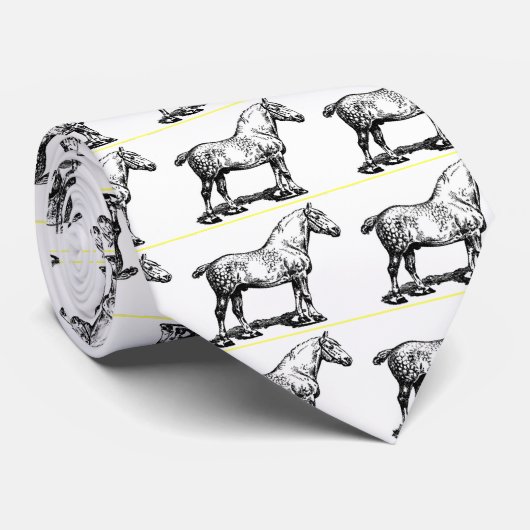 デッ荷車を引くプした馬ネクタイ ネクタイ (ロール)