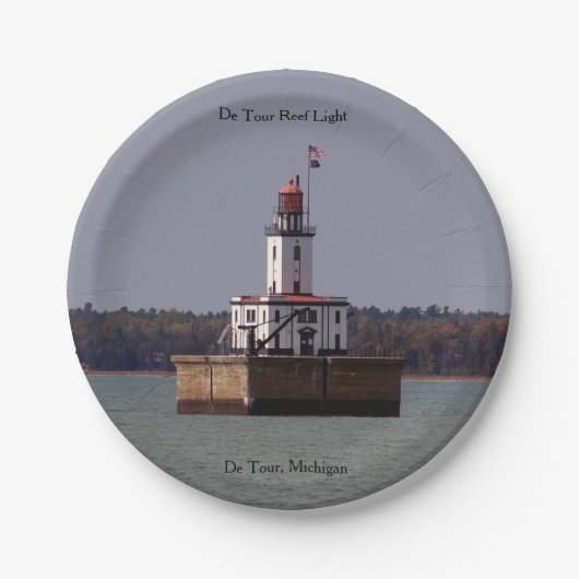 デツアーリーフライト紙プレート ペーパープレート (正面)