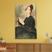 デディ・ヘイデンのポートレート, 1918 キャンバスプリント (インサイチュ (リビング))