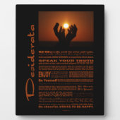 デデデラタ祈の詩のサンサント フォトプラーク (正面)