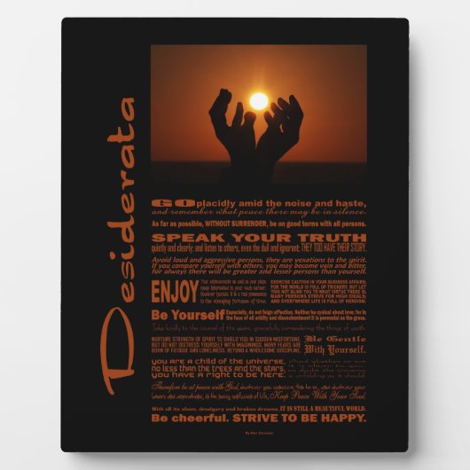 デデデラタ祈の詩のサンサント フォトプラーク (正面)