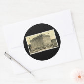 デトロイターホテルウッドワードアヴェ,ミシガン ラウンドシール (封筒)